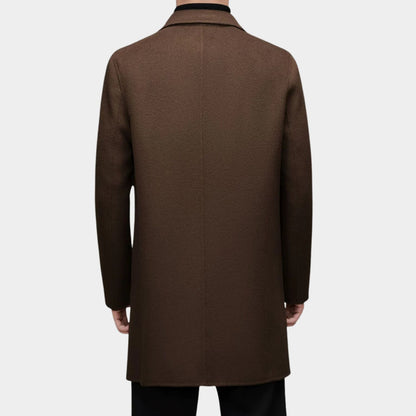 Modern Tailored Wool Over Coat | Revangiol