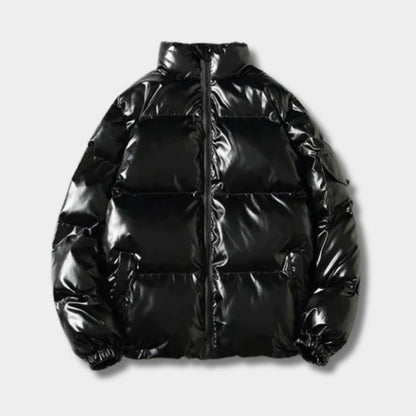 Windproof Hooded Puffer Jacket | Revangiol