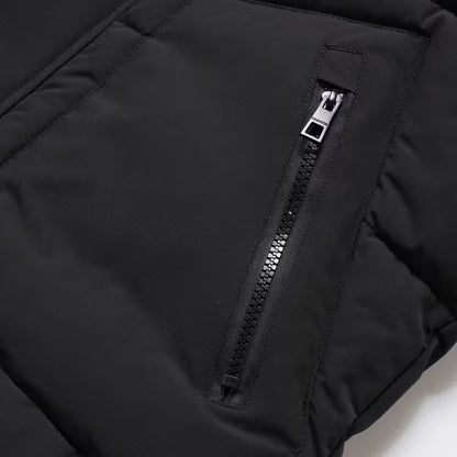 Hooded Winter Puffer Vest | Revangiol