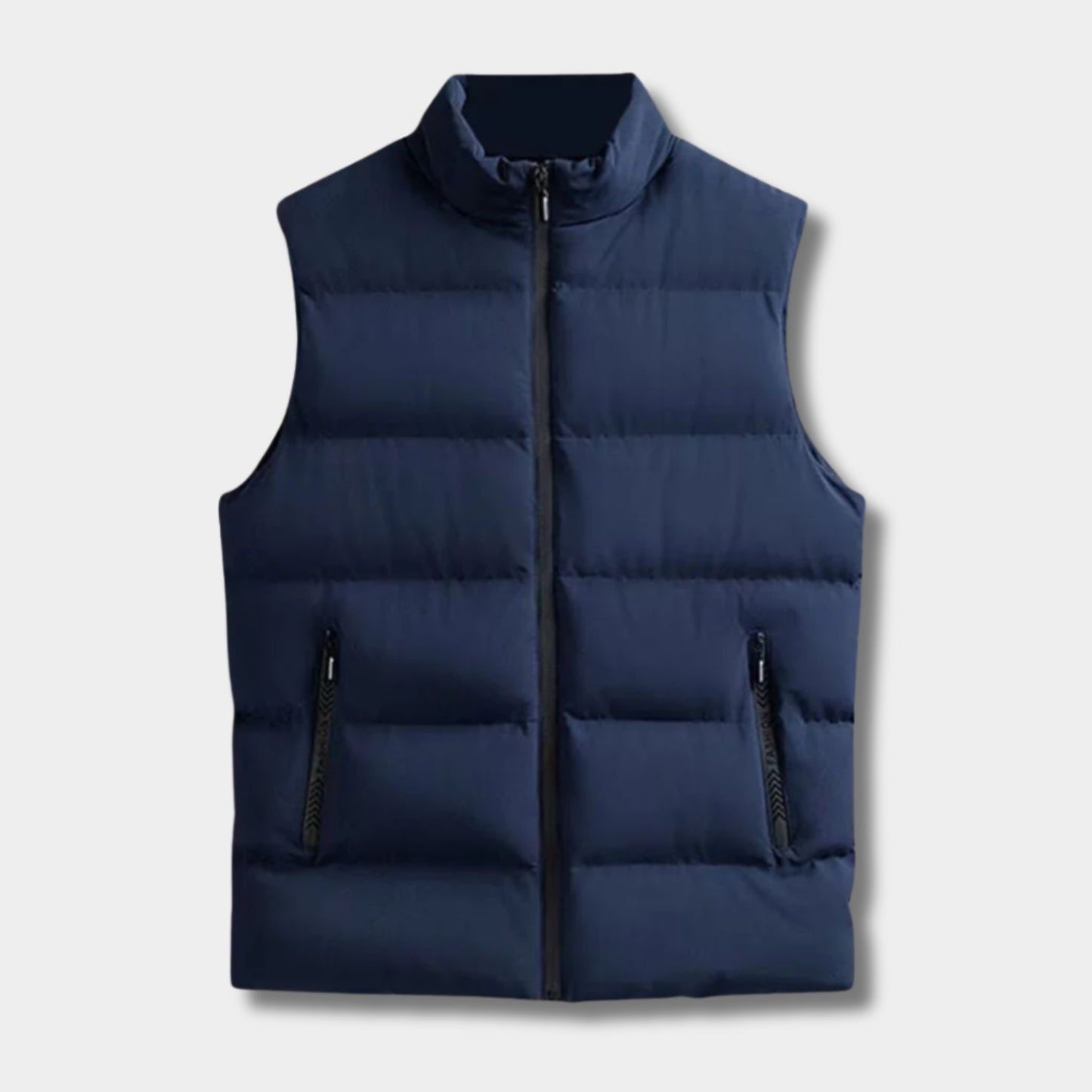 Quilted Zip Puffer Vest | Revangiol
