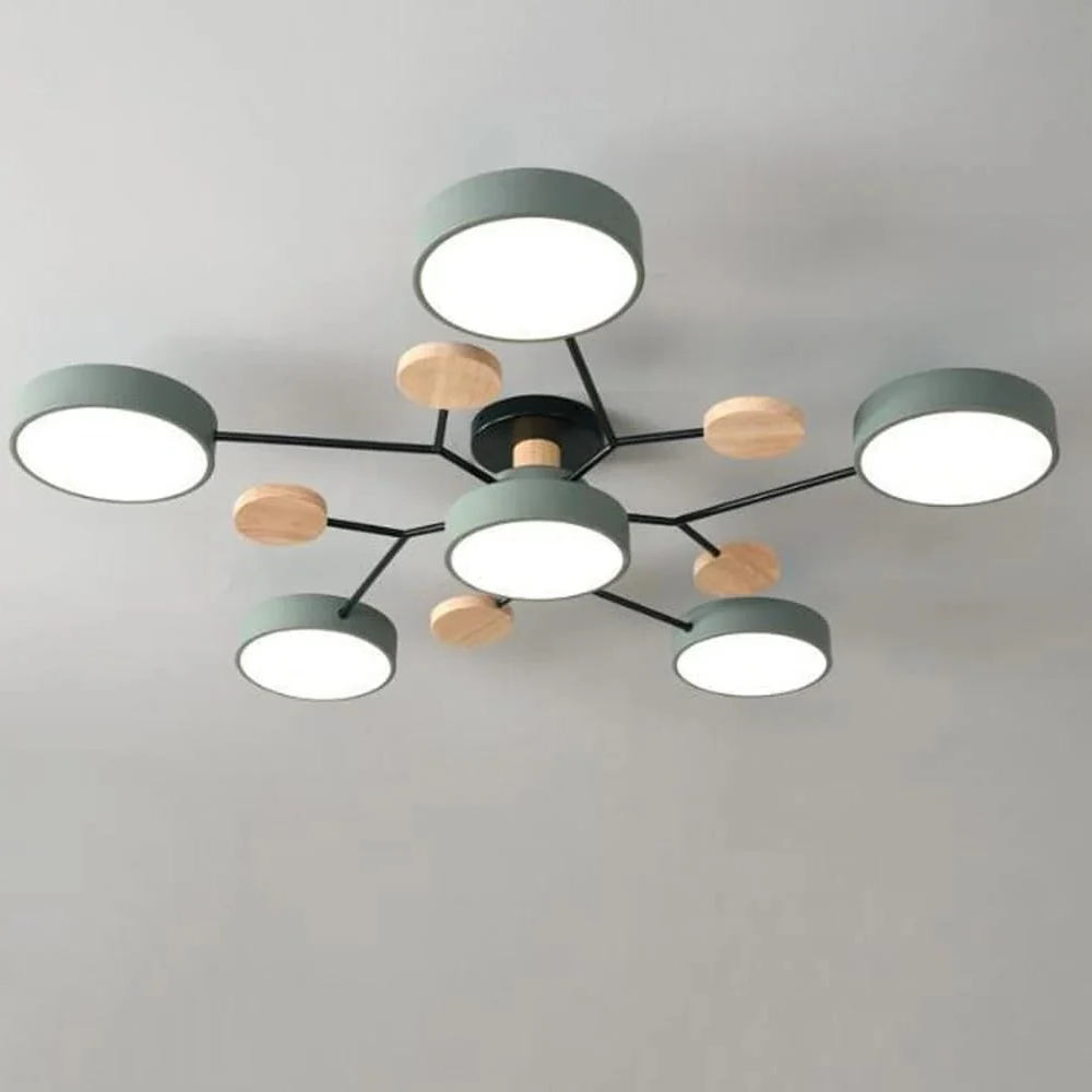 Sleek Circular LED Ceiling Fixture | Revangiol