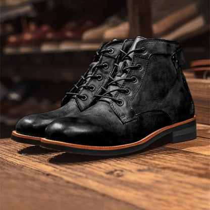 Classic Leather Dress Boots | Revangiol