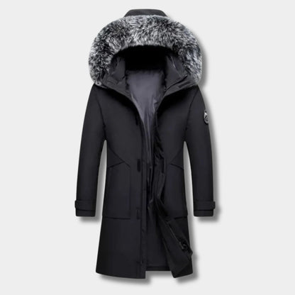 Faux Fur Hooded Thermal Ski Coat | Revangiol
