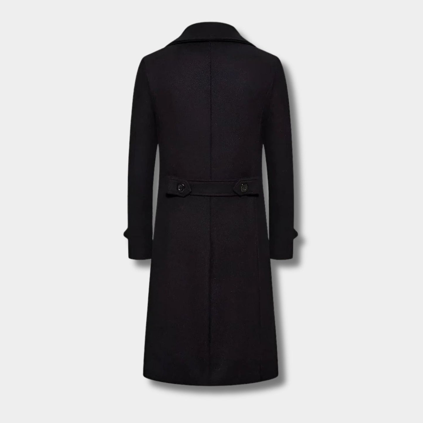 Double Button Longline Over Coat | Revangiol