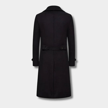 Double Button Longline Over Coat | Revangiol