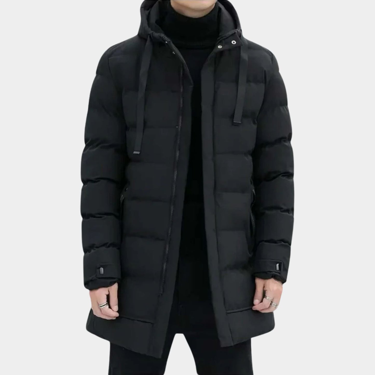Insulated Hooded Longline Ski Coat | Revangiol