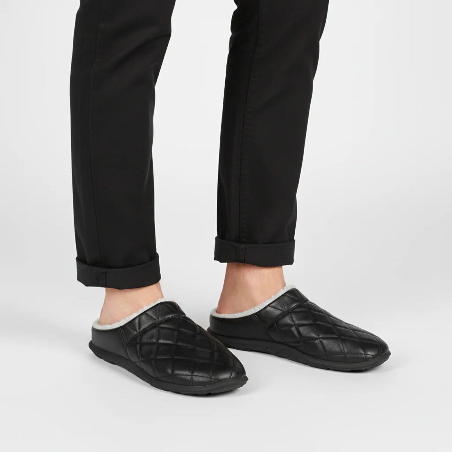 Quilted Plush-Lined House Slippers | Revangiol