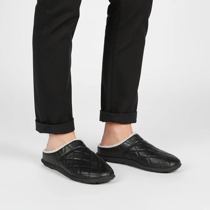 Quilted Plush-Lined House Slippers | Revangiol