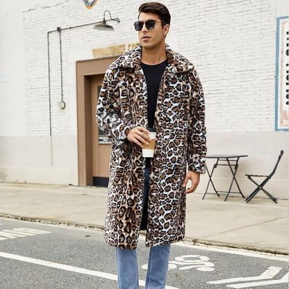 Textured Statement Fur Coat | Revangiol