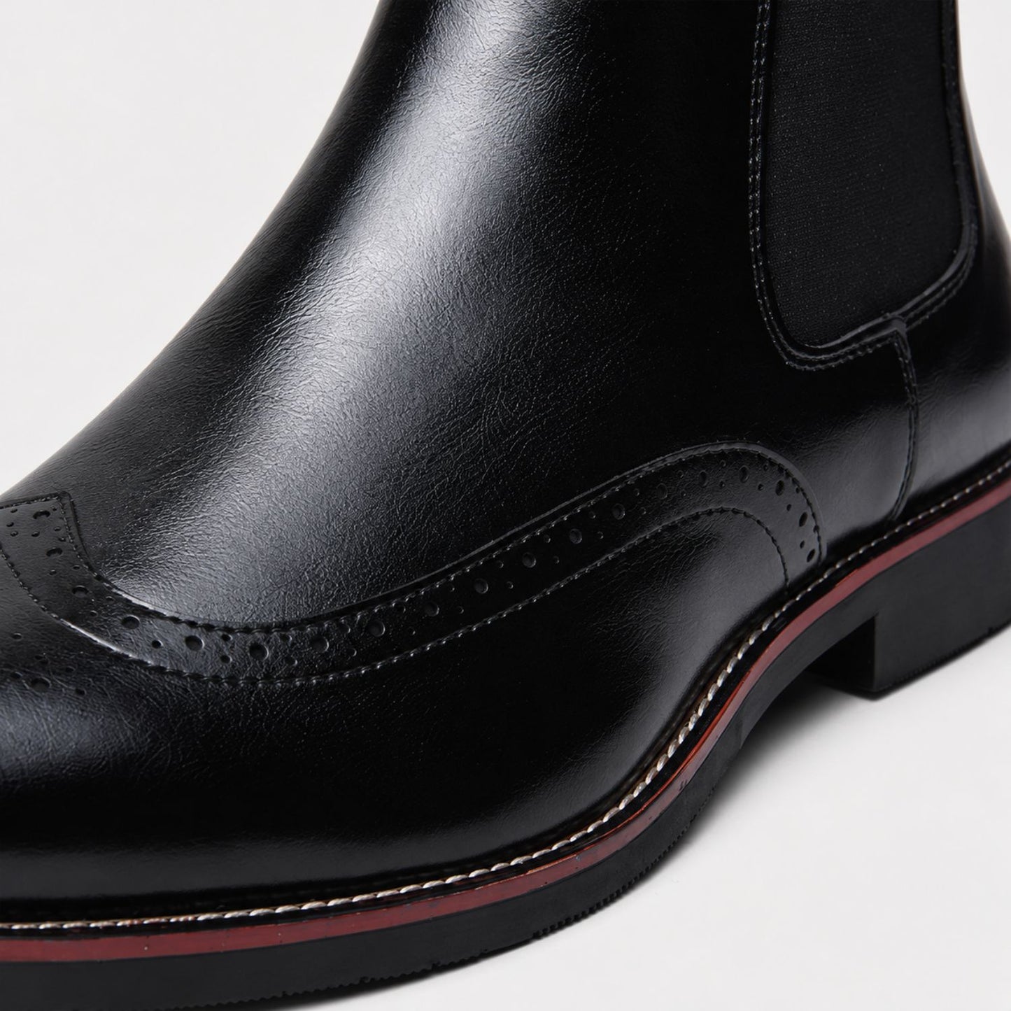 Wingtip Chelsea Dress Boots | Revangiol