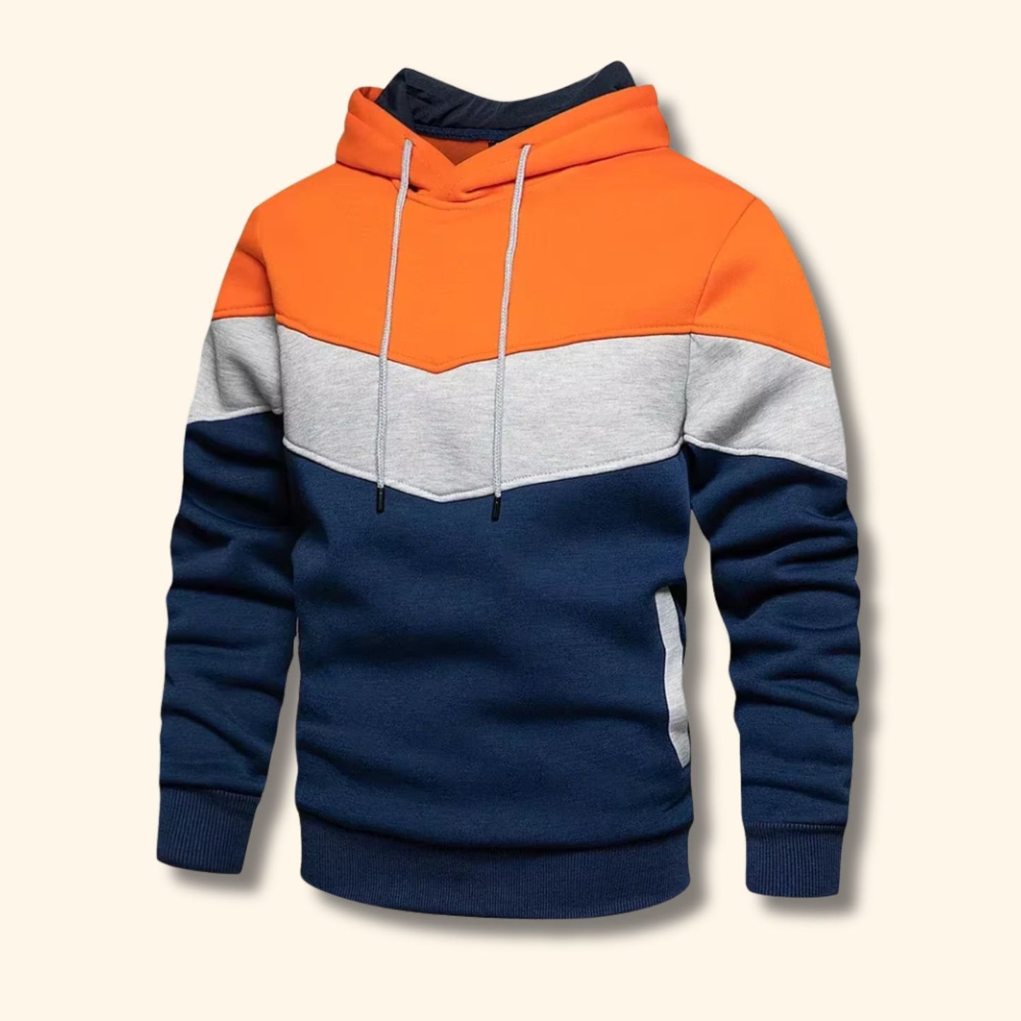 Color Block Pullover Hoodie | Revangiol