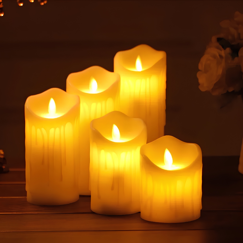 CozyGlow Flameless Candle Set | Revangiol