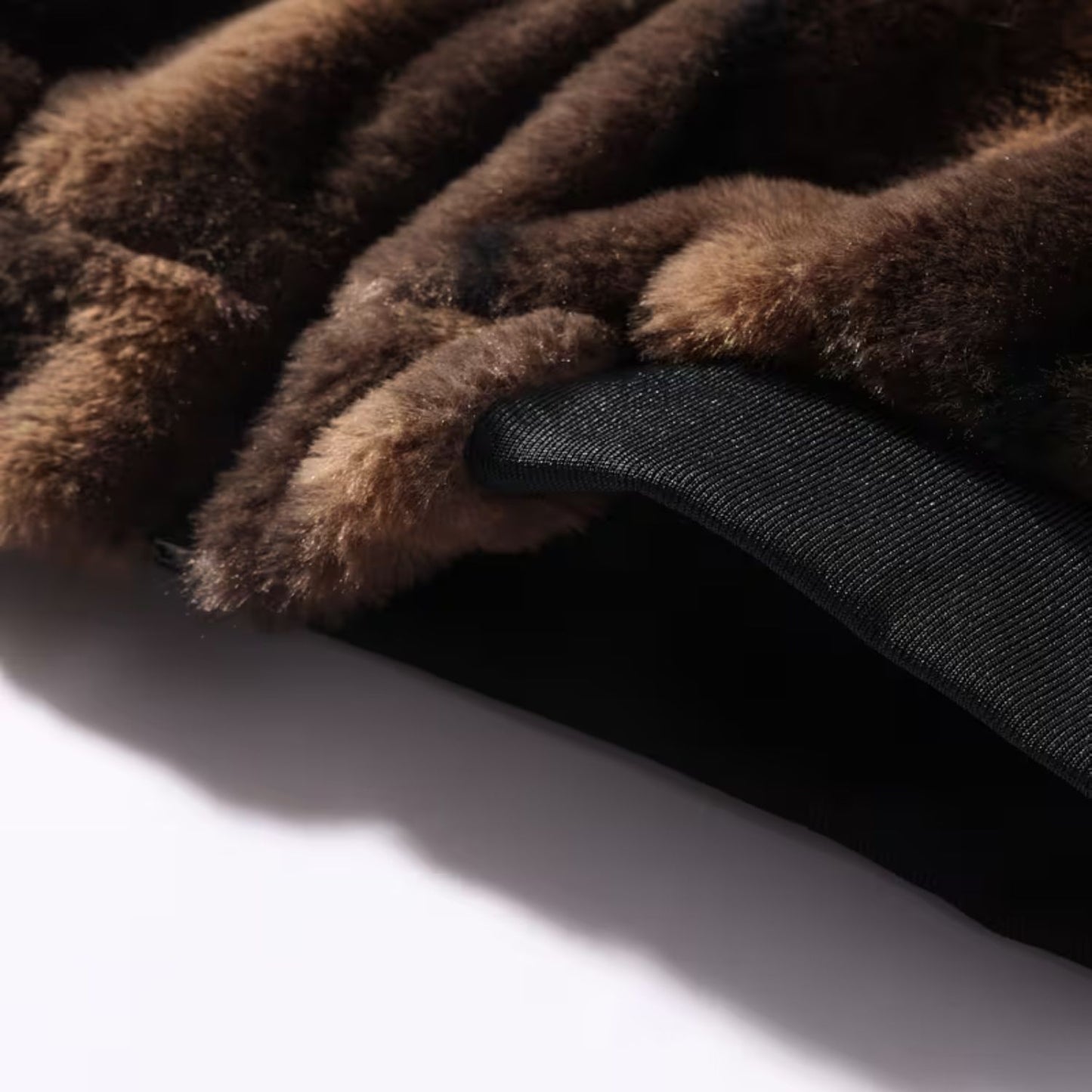 Stand Collar Faux Fur Jacket | Revangiol