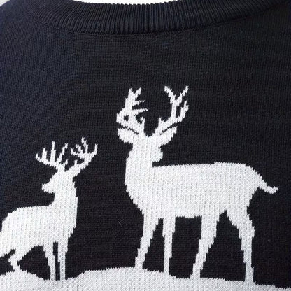 Reindeer & Pine Christmas Sweater | Revangiol
