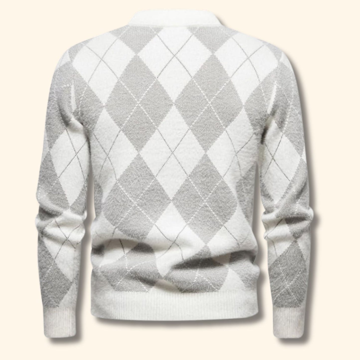 Argyle Knit Sweater | Revangiol
