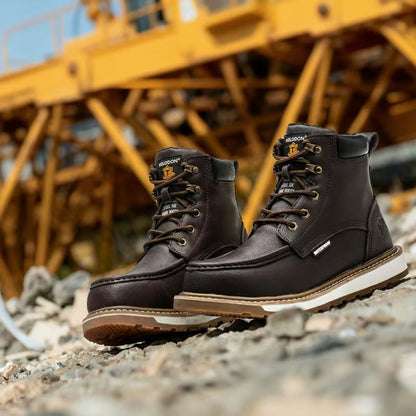Protective Leather Work Boots | Revangiol