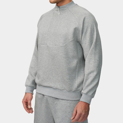 Sporty Performance Pullover Quarter-Zip | Revangiol