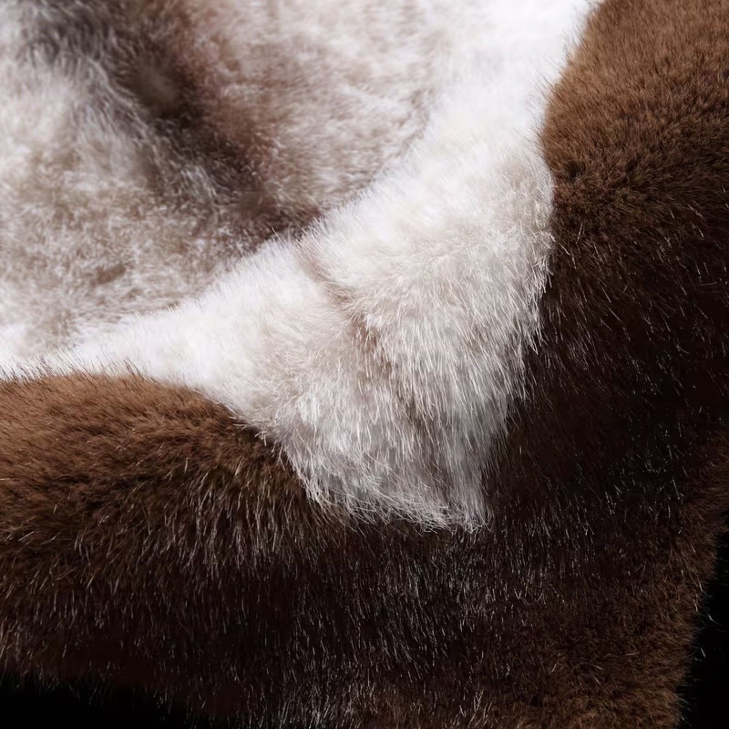 Hooded Faux Mink Fur Jacket | Revangiol