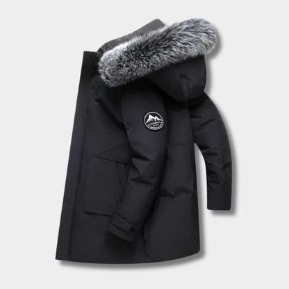 Faux Fur Hooded Thermal Ski Coat | Revangiol