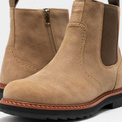 Heritage Suede Chelsea Boots | Revangiol