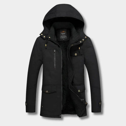 Fleece Lined Utility Winter Jacket | Revangiol