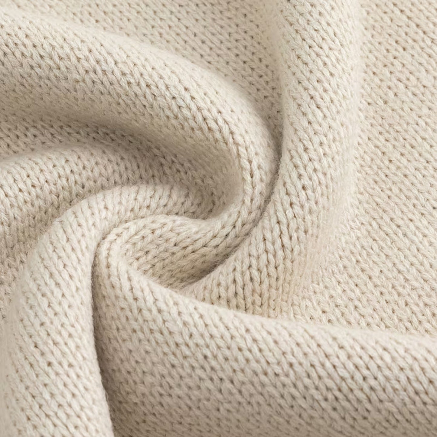 Vintage Textured Patterned Turtleneck | Revangiol