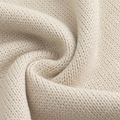 Vintage Textured Patterned Turtleneck | Revangiol