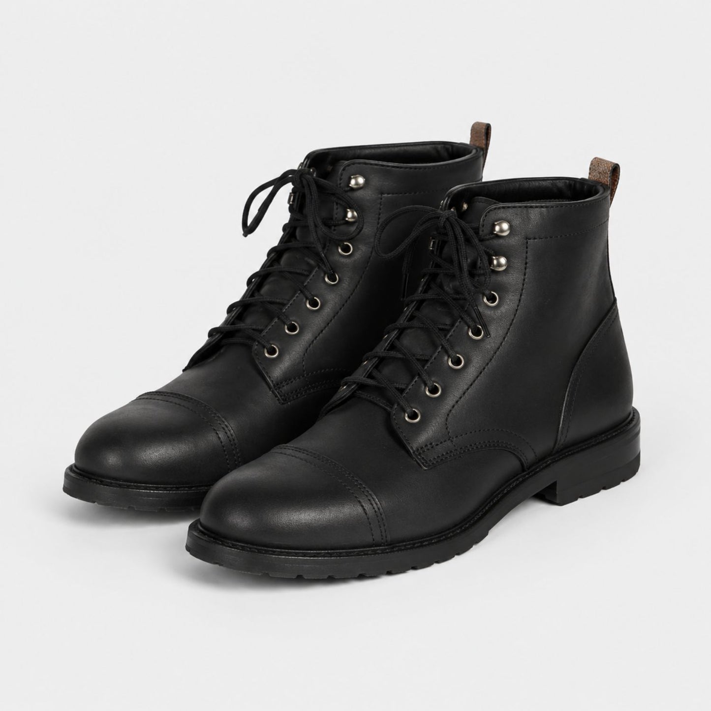 Retro Leather Dress Boots | Revangiol