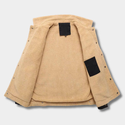 Fleece Lined Pilot Aviator Jacket | Revangiol