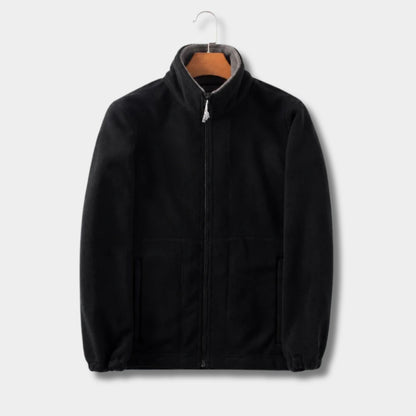 Stand Collar Casual Fleece Jacket | Revangiol