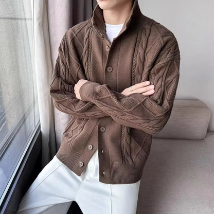 Chunky Collar Knit Sweater | Revangiol