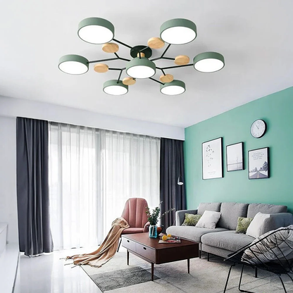 Sleek Circular LED Ceiling Fixture | Revangiol