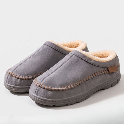 Warm Lined Moccasin Slippers | Revangiol