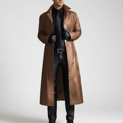 Long Leather Jacket | Revangiol