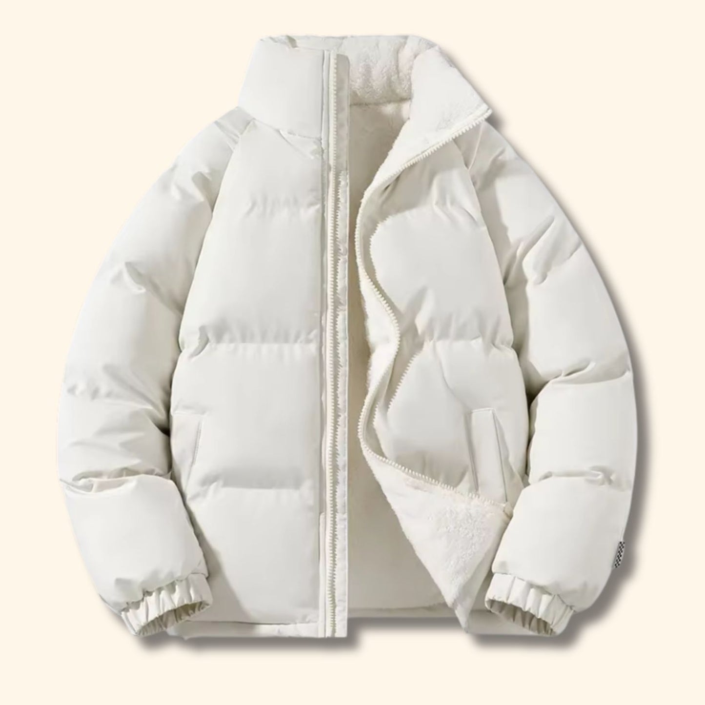 Fleece Lined Puffer Jacket | Revangiol