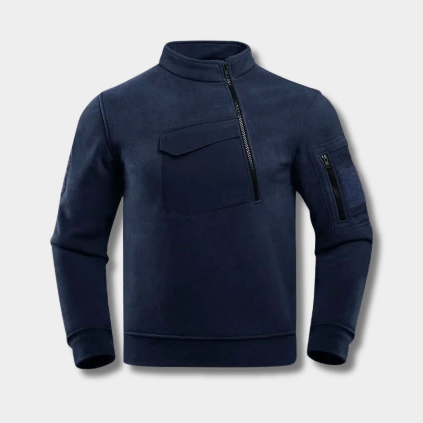 Tactical Quarter-Zip Fleece Jacket | Revangiol