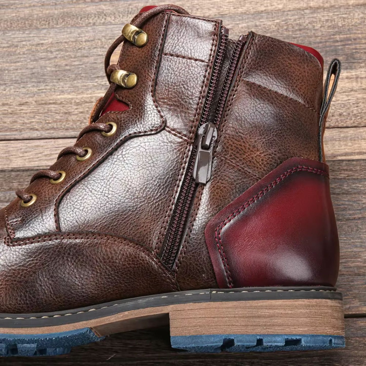 Heritage Leather Ankle Boots | Revangiol