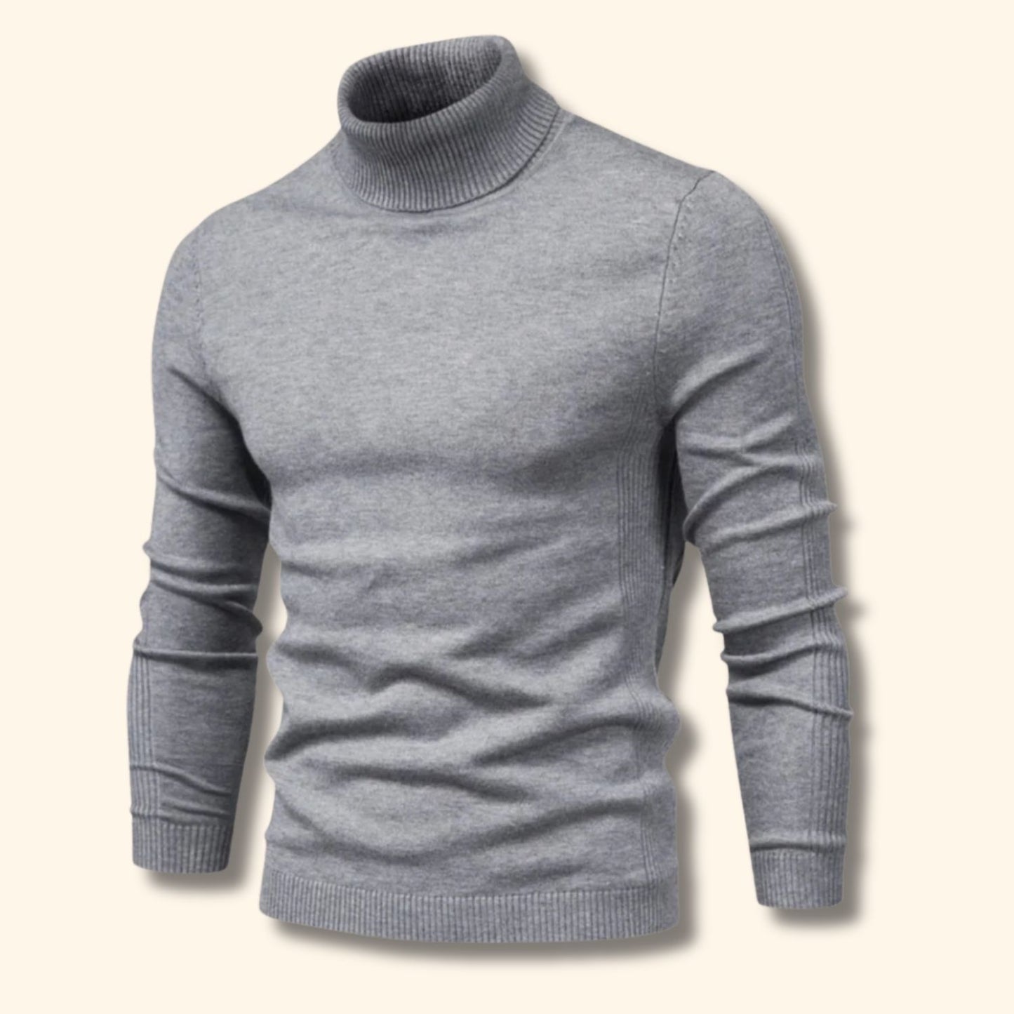 Premium Knit Turtleneck Sweater | Revangiol