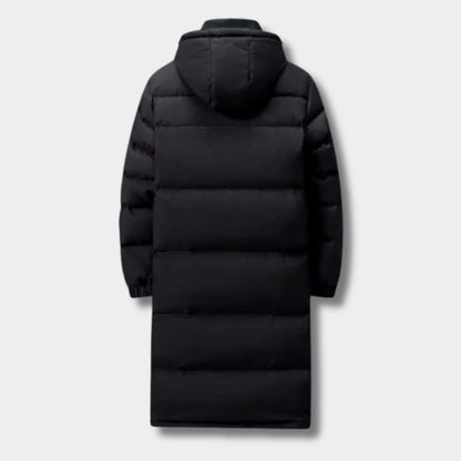 Longline Hooded Padded Ski Coat | Revangiol