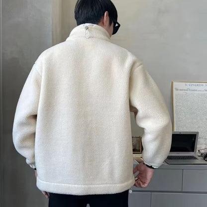 High-Collar Sherpa Fleece Jacket | Revangiol