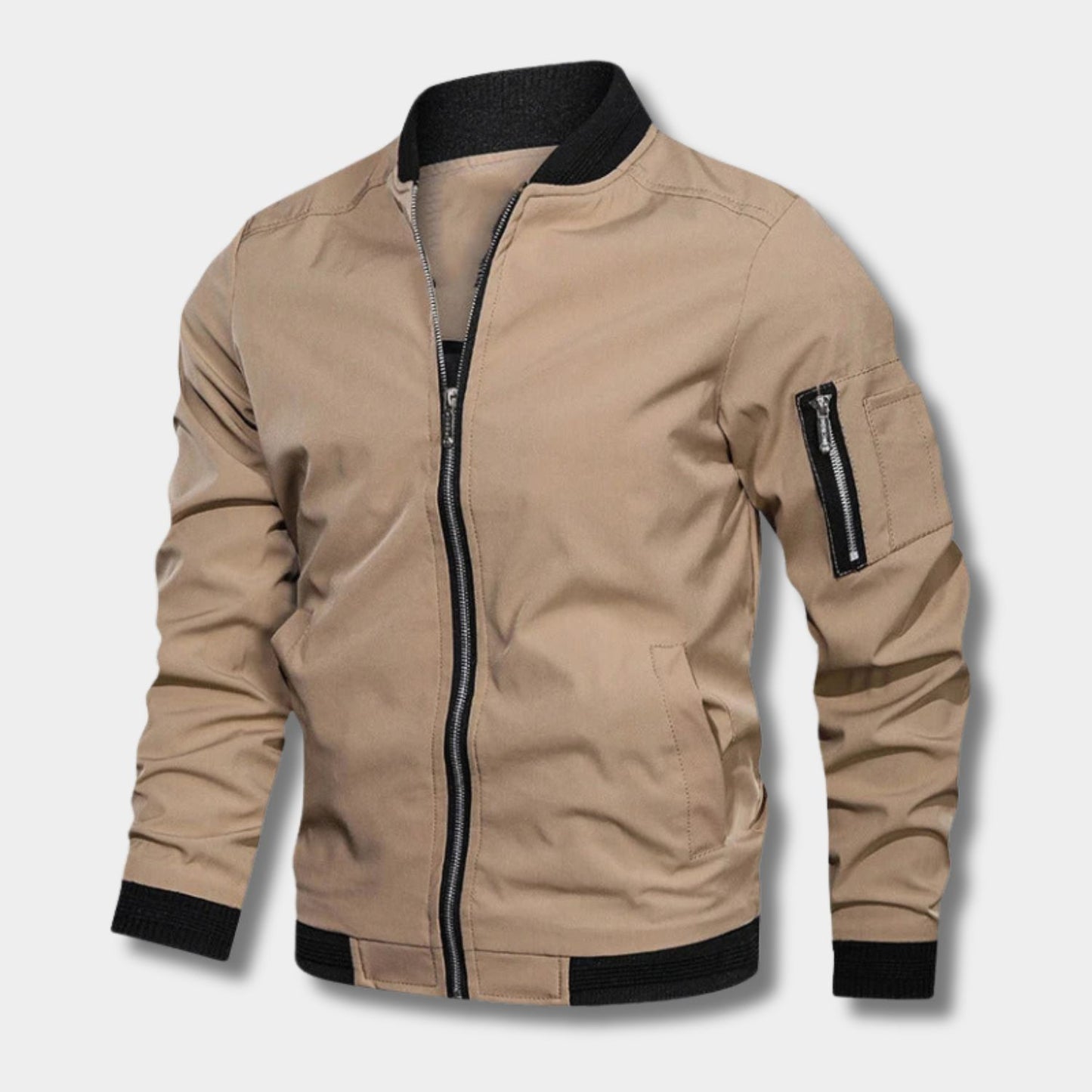Minimal Utility Bomber Jacket | Revangiol
