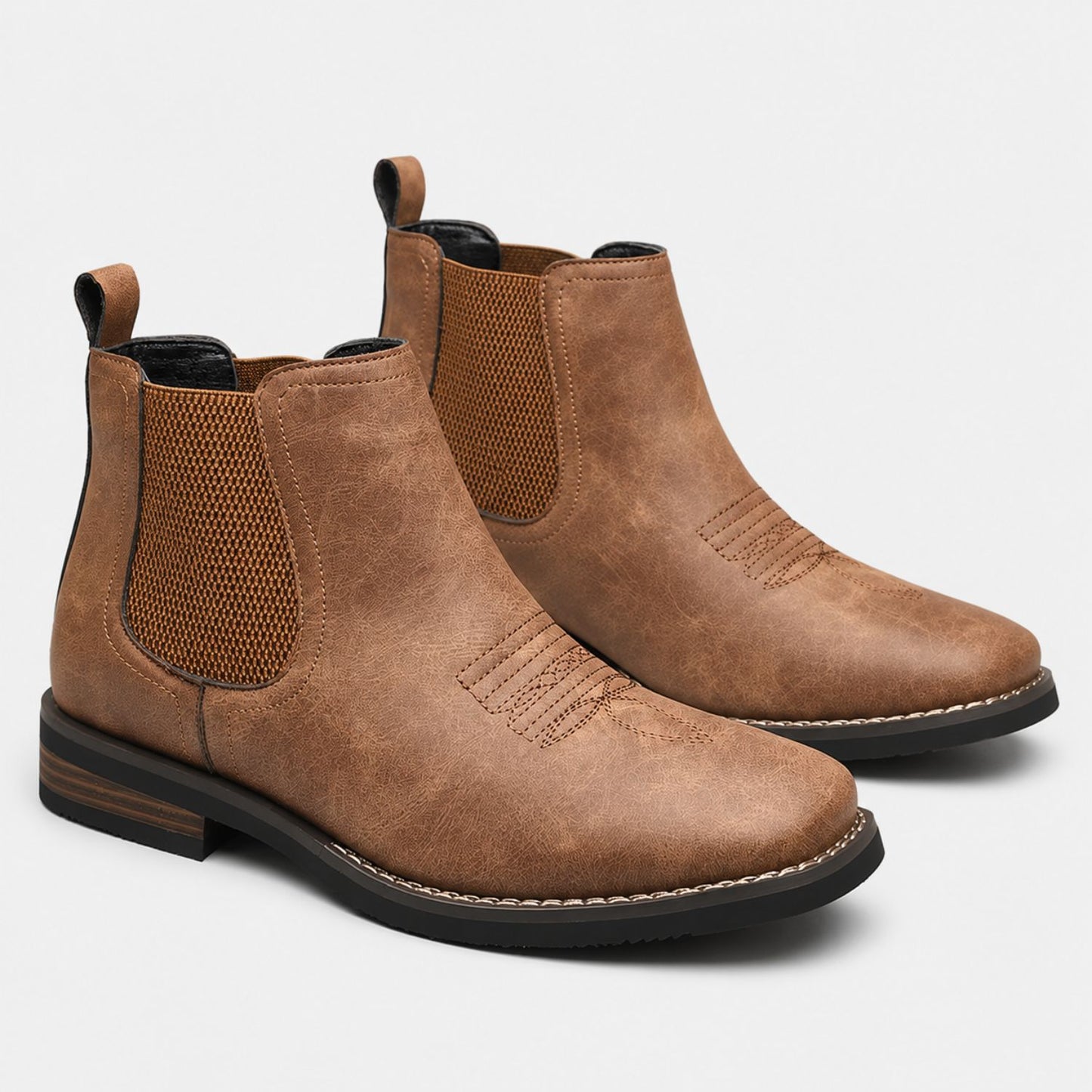 Minimalist Chelsea Dress Boots | Revangiol