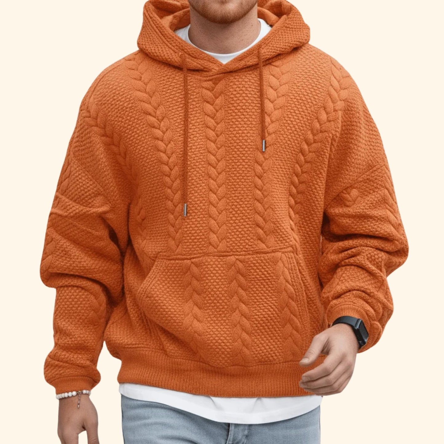 Cable Knit Hoodie | Revangiol
