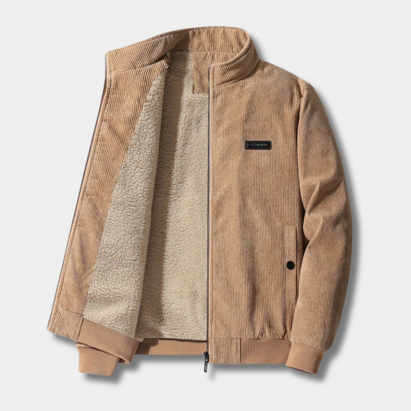 Corduroy Sherpa Fleece Jacket | Revangiol