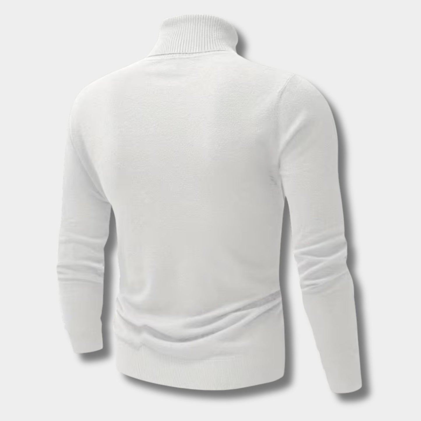 Embroidered Chest Detail Turtleneck | Revangiol