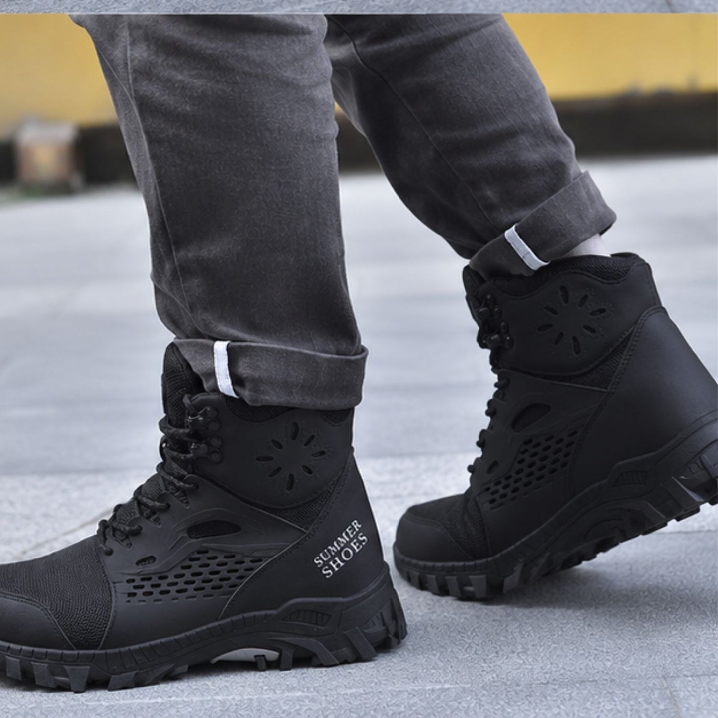 Durable Construction Work Boots | Revangiol