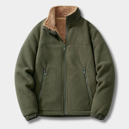 Sherpa Lined Winter Fleece Jacket | Revangiol