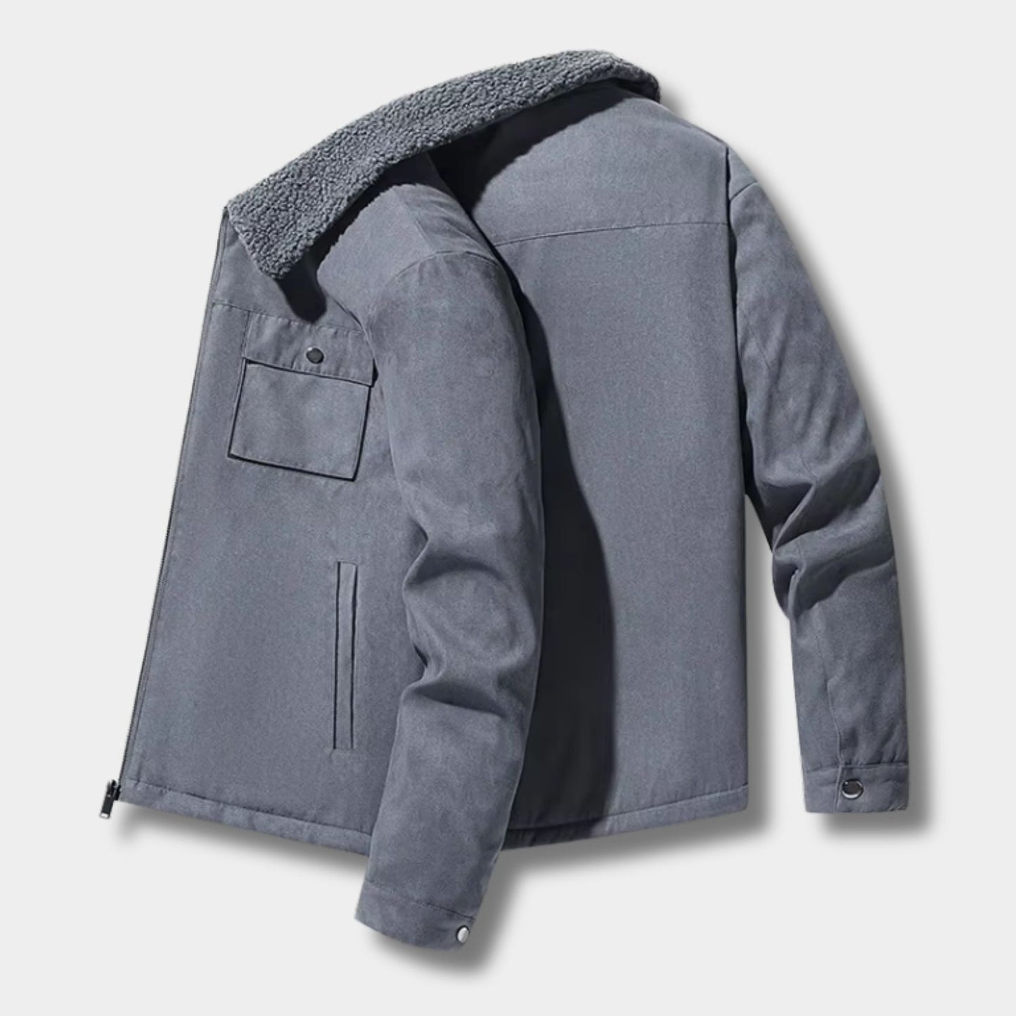 Sherpa Lined Aviator Winter Jacket | Revangiol
