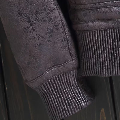 Sherpa Lined Bomber Jacket | Revangiol