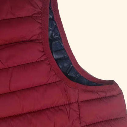 Lightweight Zip Puffer Vest | Revangiol